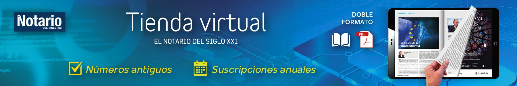 Colegio Notarial de Madrid - El Notario Suscripciones Revistas